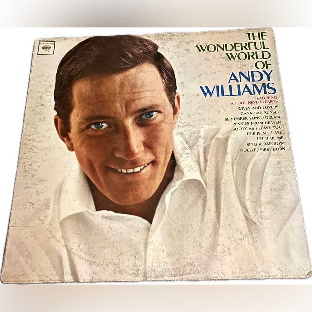 Andy Williams The Wonderful World Of Vinyl Album